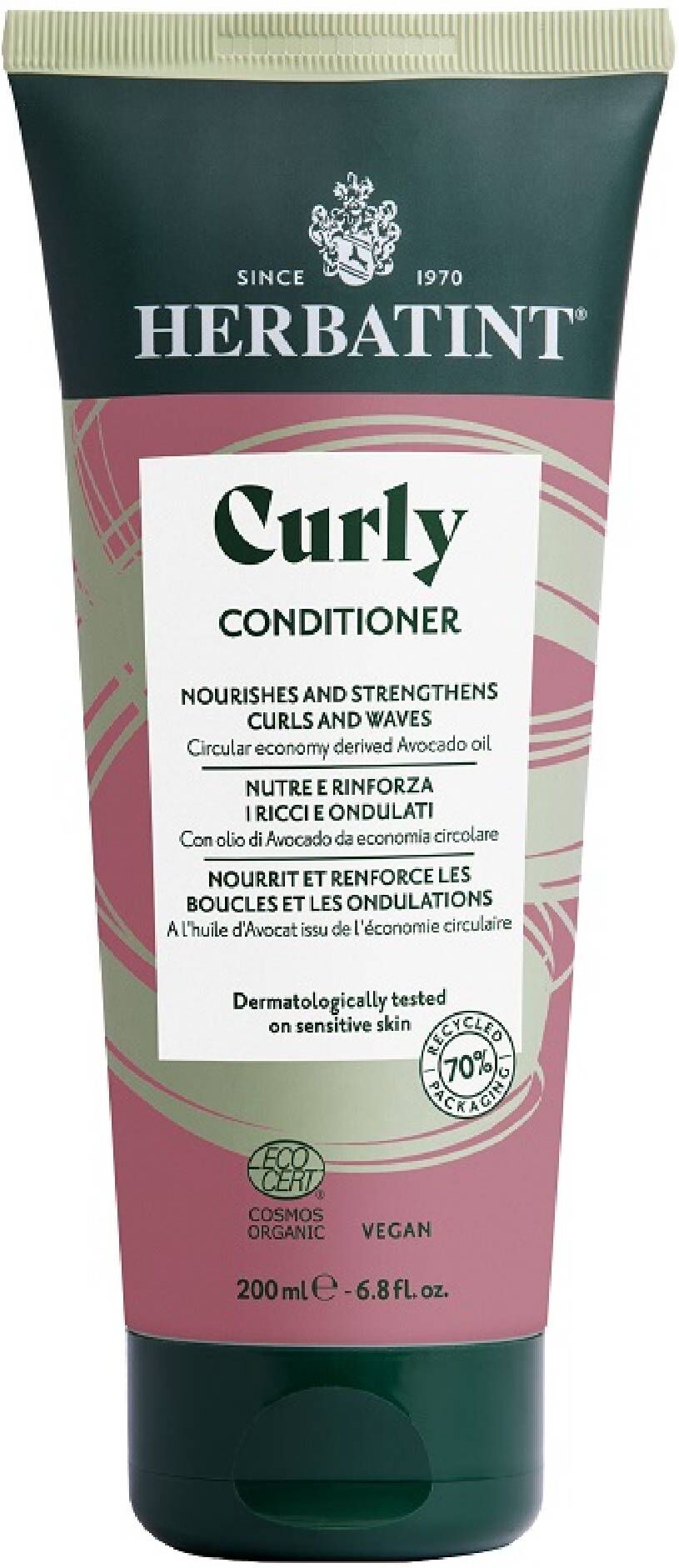 Herbatint Curly Balsamo Per Capelli 200ml