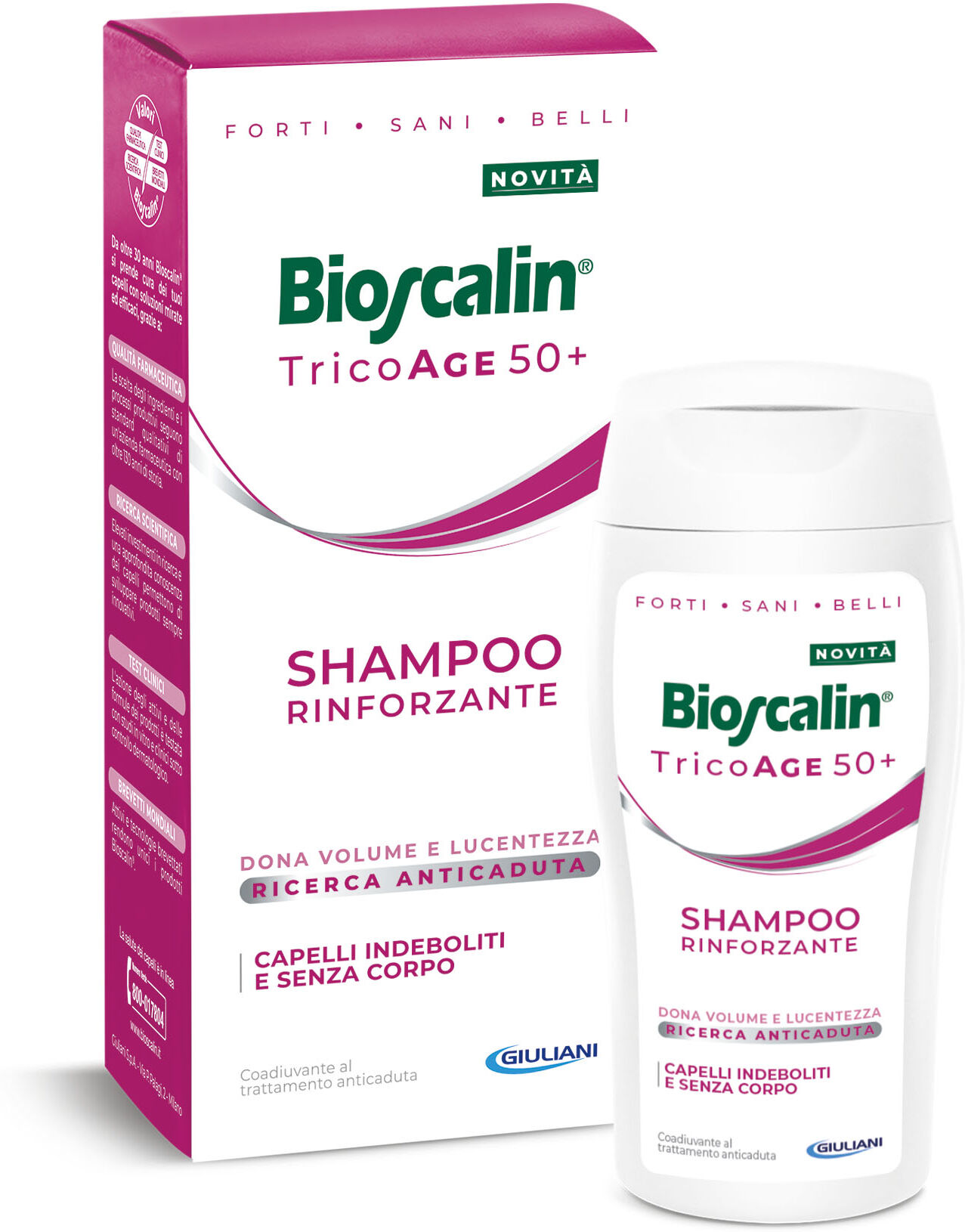 Bioscalin Tricoage Shampoo Rinforzante Ridensificante 200ml