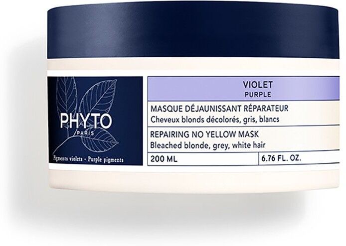 Phyto Phyto Violet Maschera Anti-giallo Riparatrice Nutre In Profondità 200ml