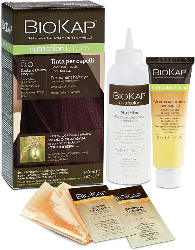 Biokap Nutricolor Delicato Tinta Capelli 5.5 Castano Chiaro Mogano