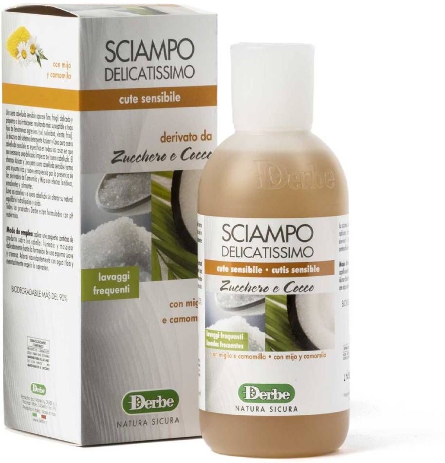 Derbe Seres Shampoo Delicatissimo Cute Sensibile Zucchero E Cocco 200ml