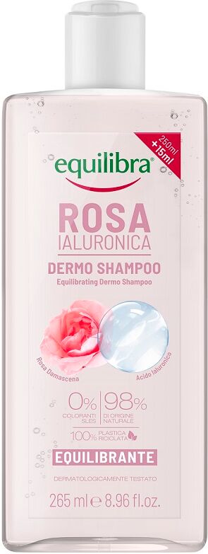 Equilibra Capelli Rosa Ialuronica Dermo Shampoo Idratante 265ml