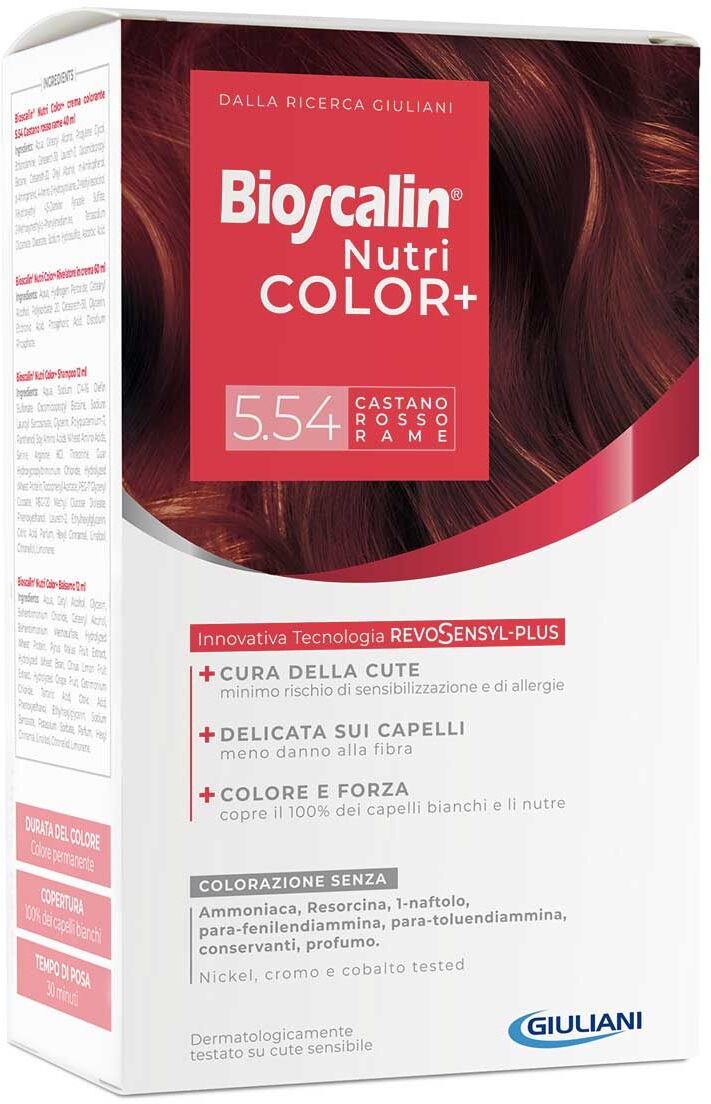 Bioscalin Nutricolor+ Tinta Capelli N.5,54 Castano Rosso Rame