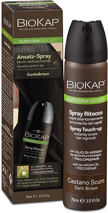 Biokap Nutricolor Delicato Spray Ritocco Castano Scuro 75ml