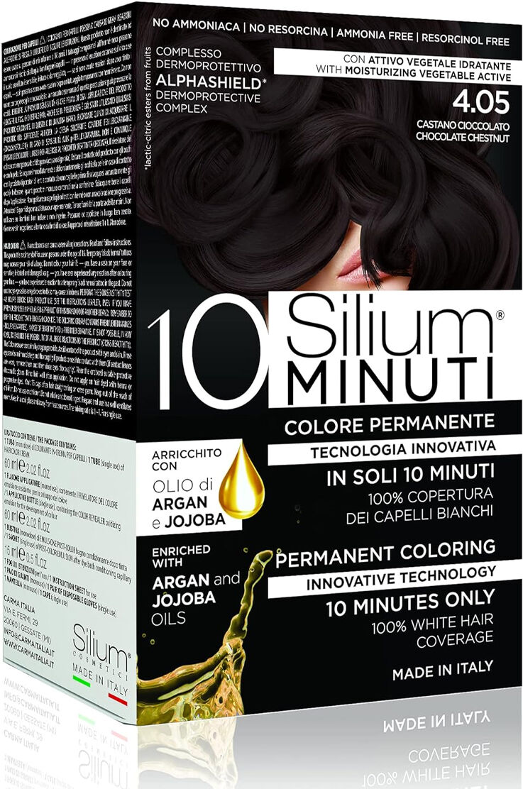 Silium Maxi Tinta Capelli 10 Minuti 4.05 Castano Cioccolato