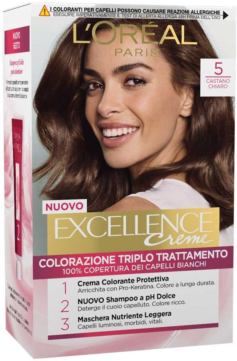 L'Oreal Crème Colorazione Permanente 5 Castano Chiaro