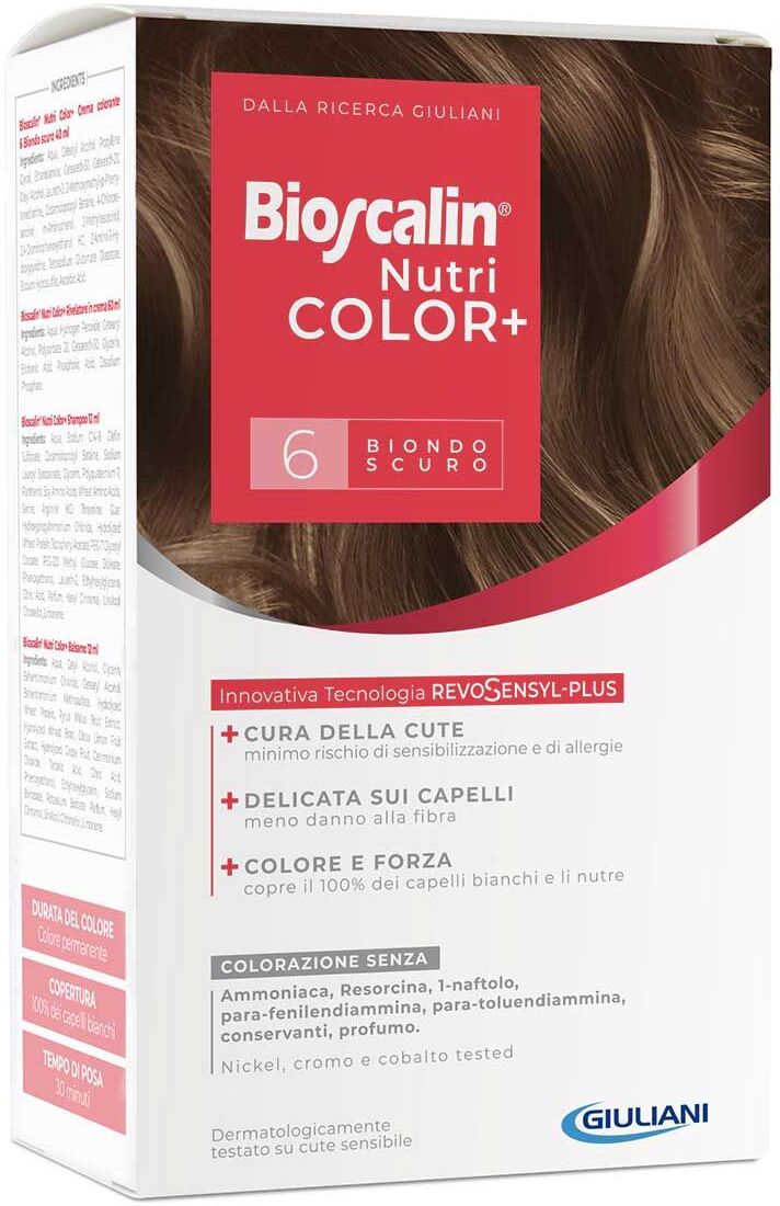 Bioscalin Nutricolor+ Tinta Capelli N.6 Biondo Scuro