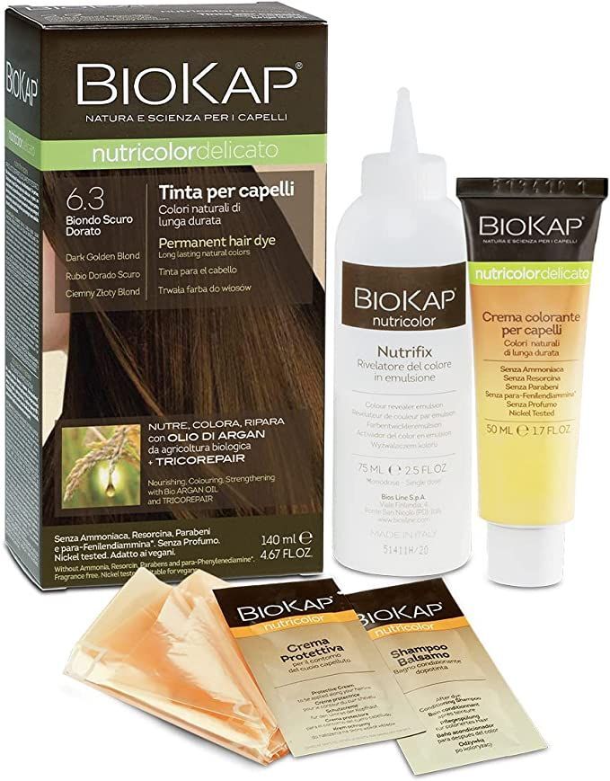 Biokap Nutricolor Delicato Tinta Capelli 6.3 Biondo Scuro Dorato