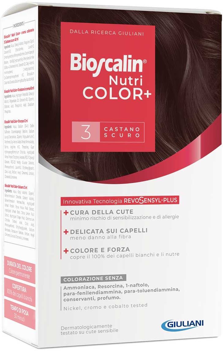 Bioscalin Nutricolor+ Tinta Capelli N.3 Castano Scuro