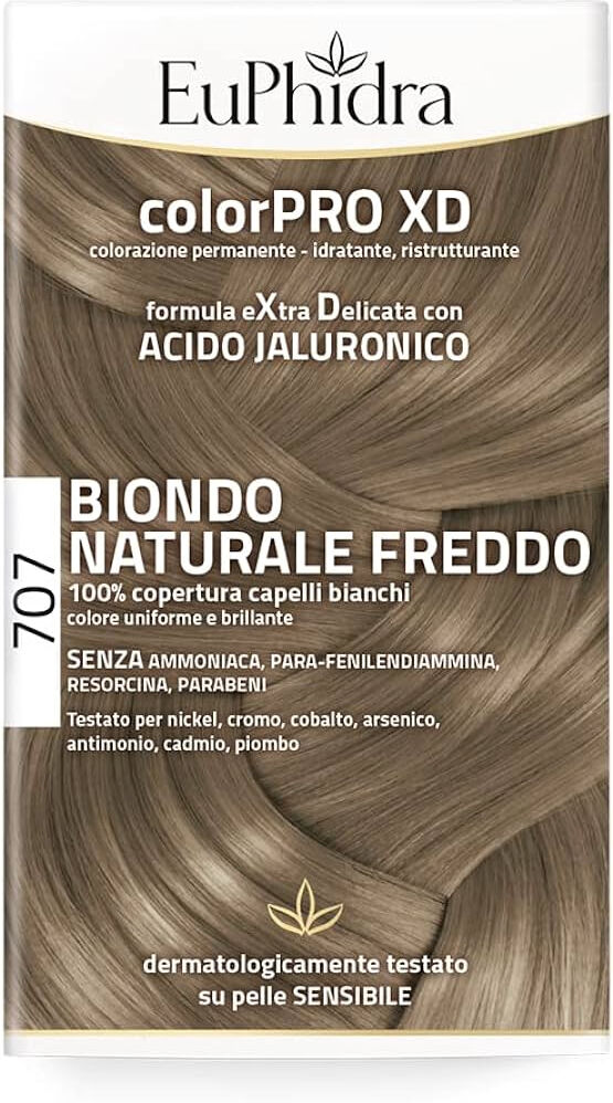 Euphidra Colorpro Xd 707 Tinta Capelli Biondo Naturale Freddo