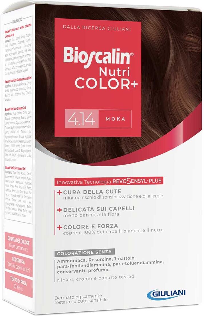 Bioscalin Nutricolor+ Tinta Capelli N.4,14 Moka