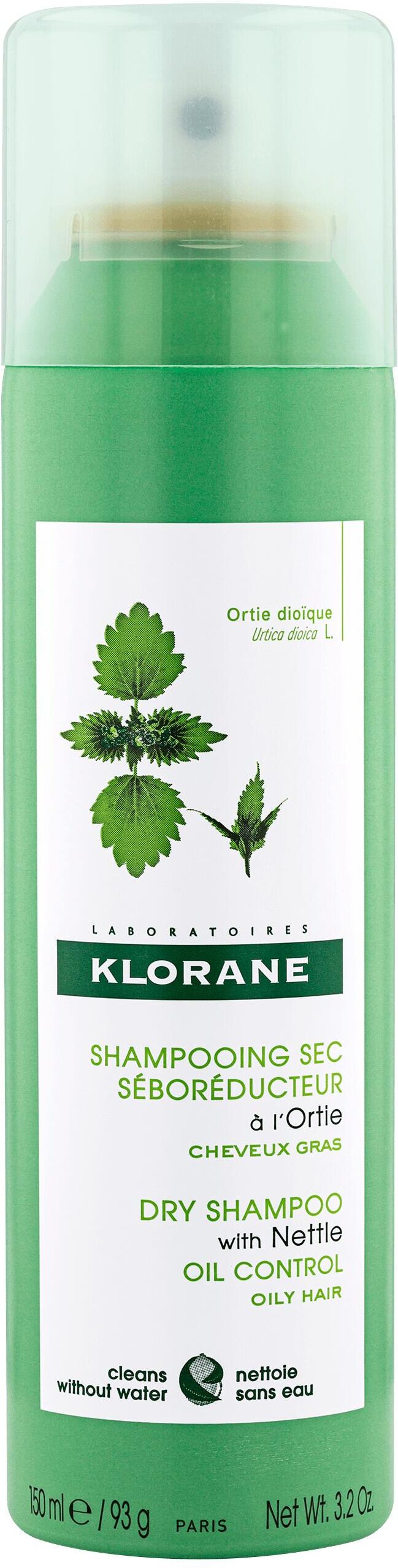 Klorane Shampoo Secco Ortica 150ml