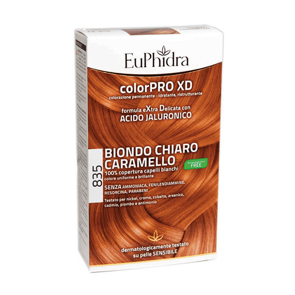 Euphidra Colorpro Xd Tinta Per Capelli Biondo Chiaro Caramello 835