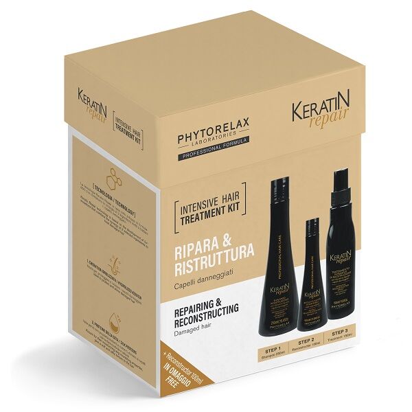 Phytorelax Keratin Repair Kit 3 Pezzi