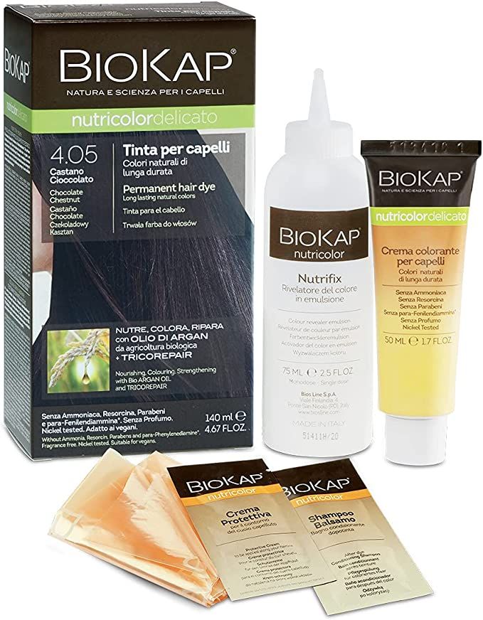 Biokap Nutricolor Delicato Tinta Capelli 4.05 Castano Cioccolato