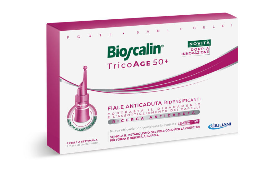 Bioscalin Tricoage 50+ Fiale Anticaduta Ridensificanti 10 Fiale