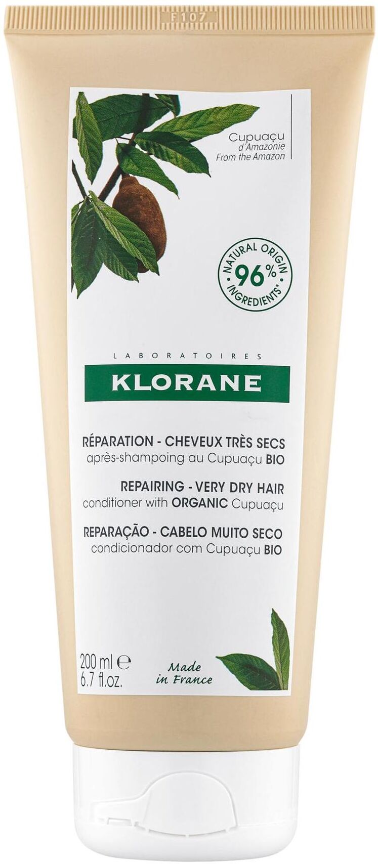 Klorane Balsamo Dopo Shampoo Cupuacu Bio 200ml