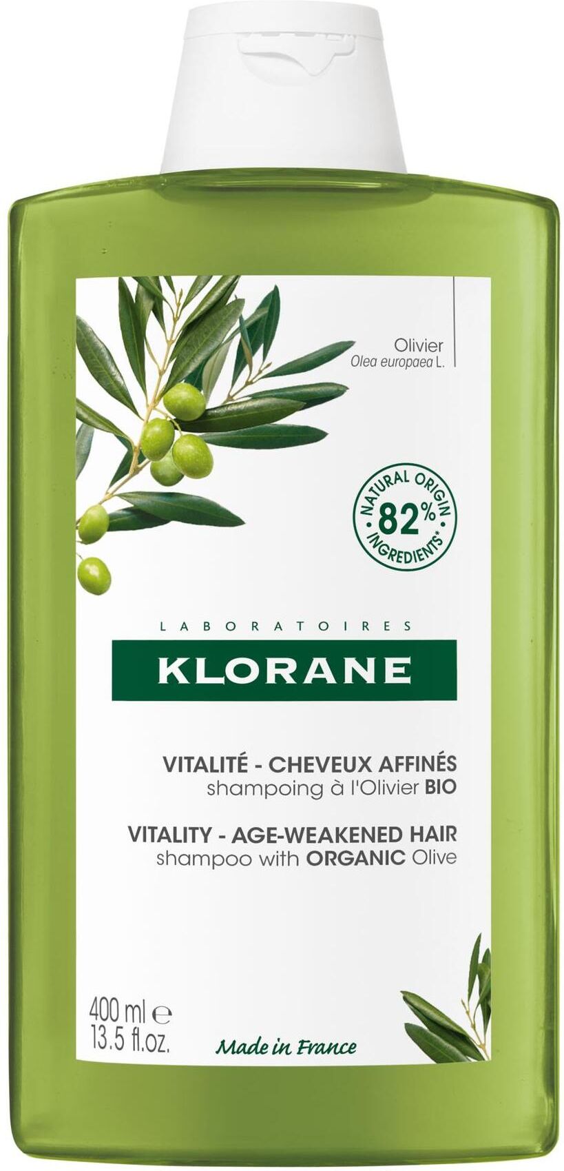 Klorane Shampoo All’estratto Essenziale D'ulivo 400ml