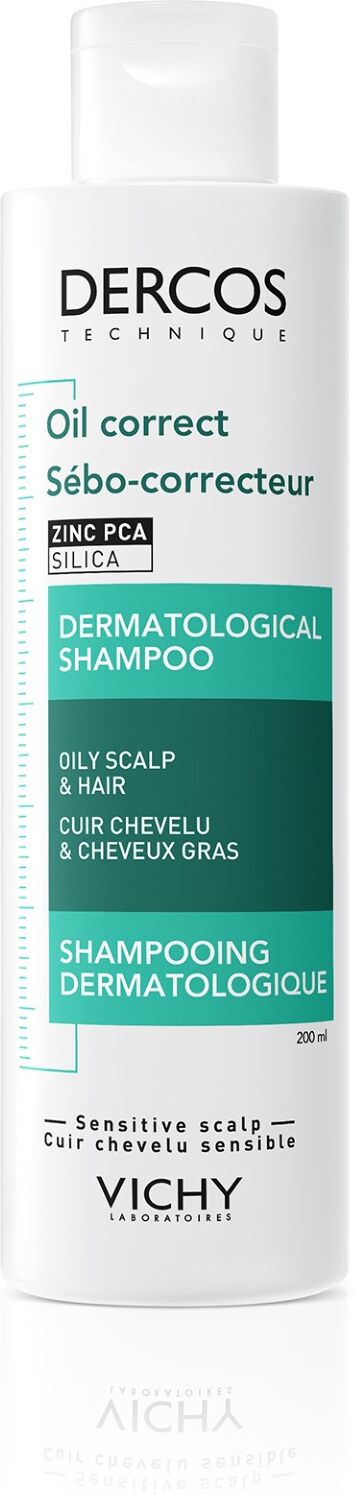 Vichy Dercos Technique Oil Control Shampoo Sebo Regolatore 200ml