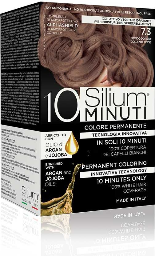 Silium Colorazione Permanente 10 Minuti Biondo Dorato 7.3