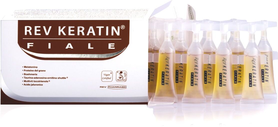 Rev Pharmabio Rev Keratin Lozione Anticaduta 15 Fiale