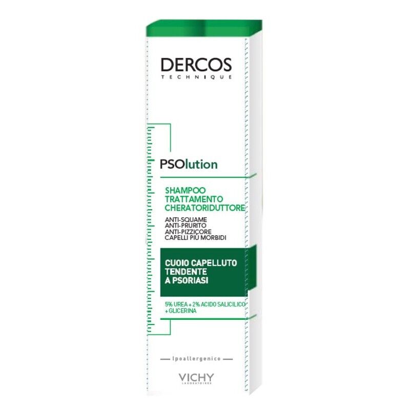 Vichy Dercos Shampoo Psolution 200 ml - Shampoo antiforfora