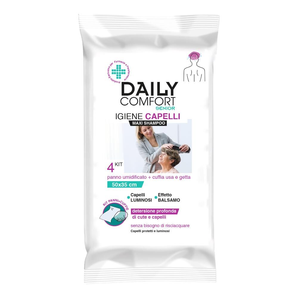 Alsipharma Srl Diva - Daily comfort senior panni shampoo 4 pz