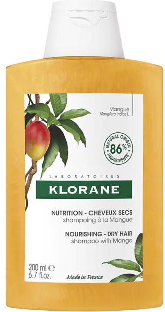 Klorane Trattamenti Rigeneranti per Capelli Shampoo Burro Di Mango Nutriente Rigenerante 400 ml