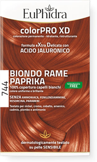 Zeta Farmaceutici Euphidra Colorpro XD 744 Biondo Rame Paprika