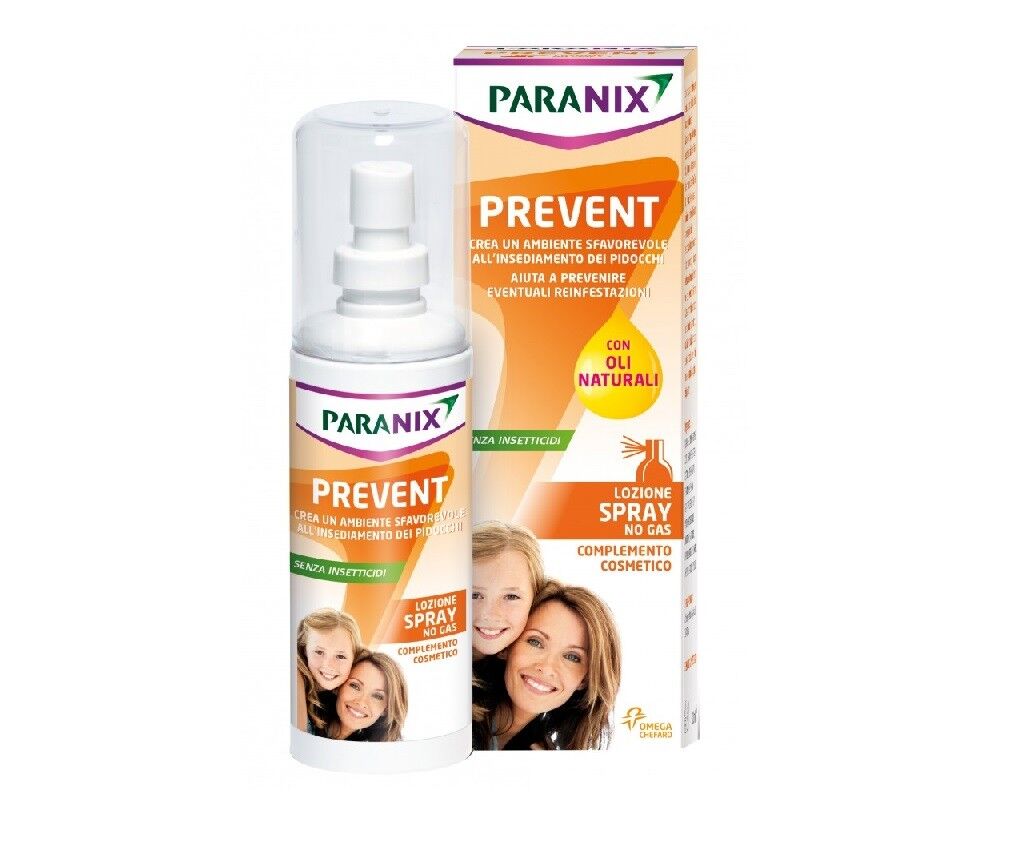 perrigo Paranix prevent spray no gas anti pediculosi 100ml