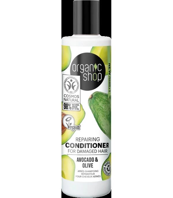 organic shop Balsamo Capelli Crespi Balsamo Riparatore con Avocado ed Oliva