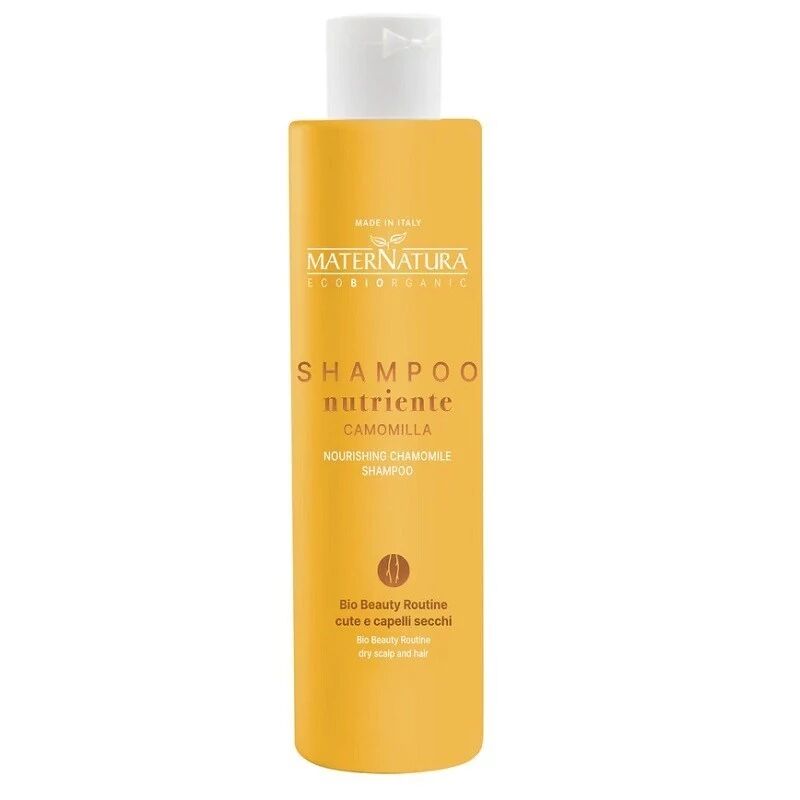 maternatura Shampoo Capelli Secchi e Trattati Shampoo Bio per Cute e Capelli Secchi alla Camomilla