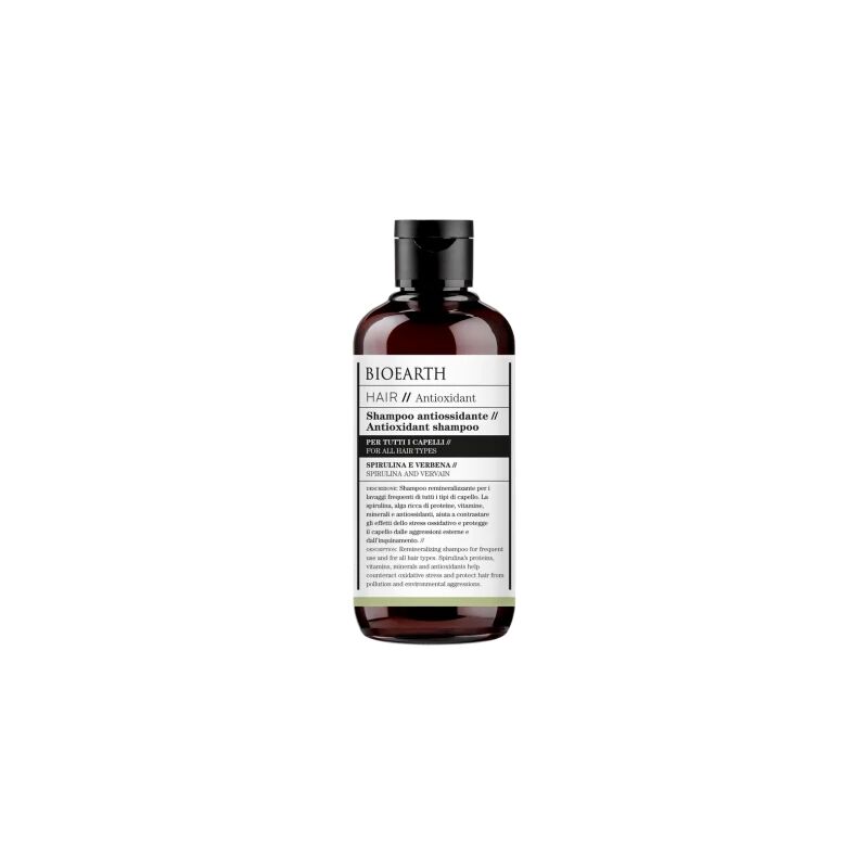 bioearth Shampoo bio capelli lisci Shampoo Antiossidante Hair 2.0