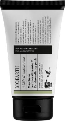 bioearth Maschere Maschera Capelli Remineralizzante con Spirulina