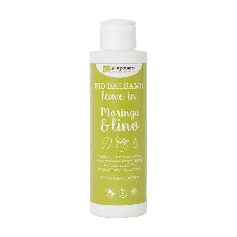 la saponaria Styling Balsamo Vegan Leave-In Moringa e Lino