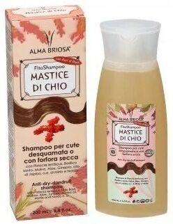 alma briosa Shampoo antiforfora Fitoshampoo Mastice di Chio Vegan Bio Antiforfora