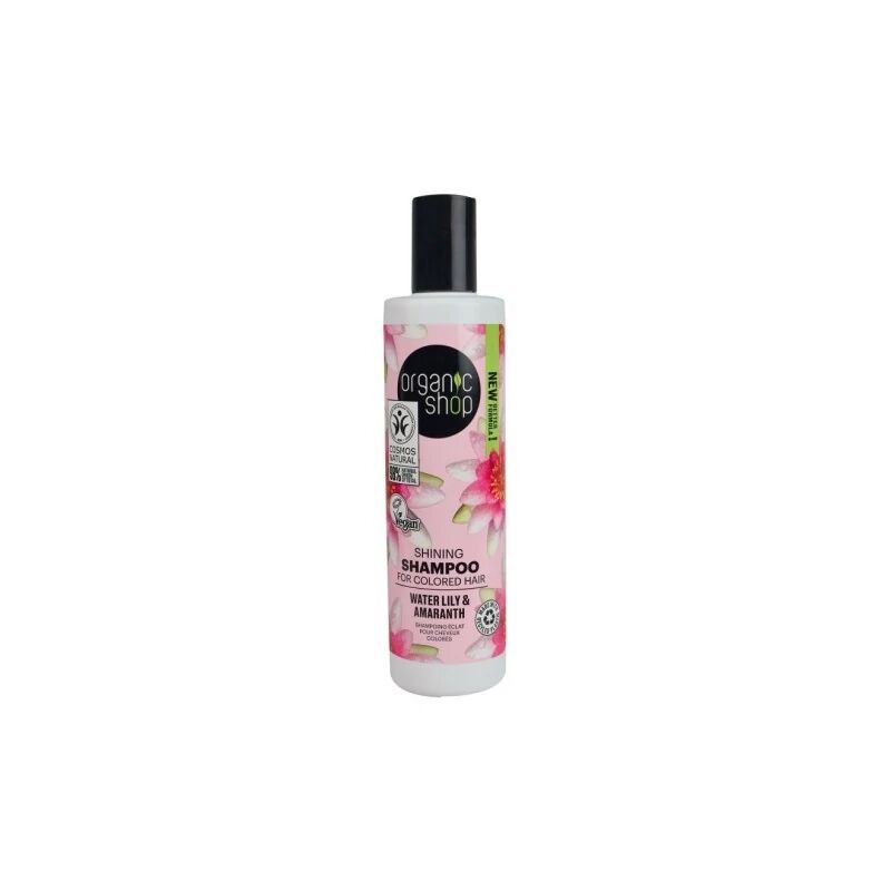 organic shop Shampoo Capelli Secchi e Trattati Shampoo Illuminante Capelli Colorati Ninfea e Amaranto