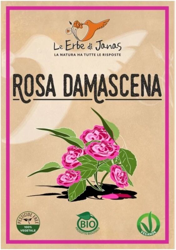 le erbe di janas Erbe trattanti in polvere Rosa Damascena