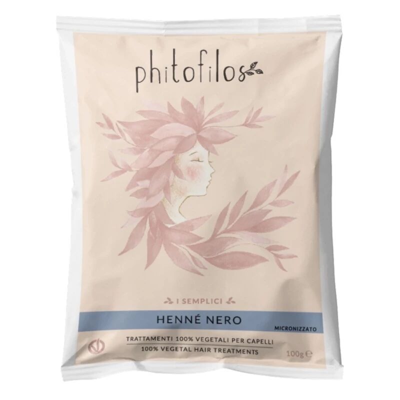 phitofilos Henné e tinte vegetali Hennè Nero in Polvere Indigo Puro
