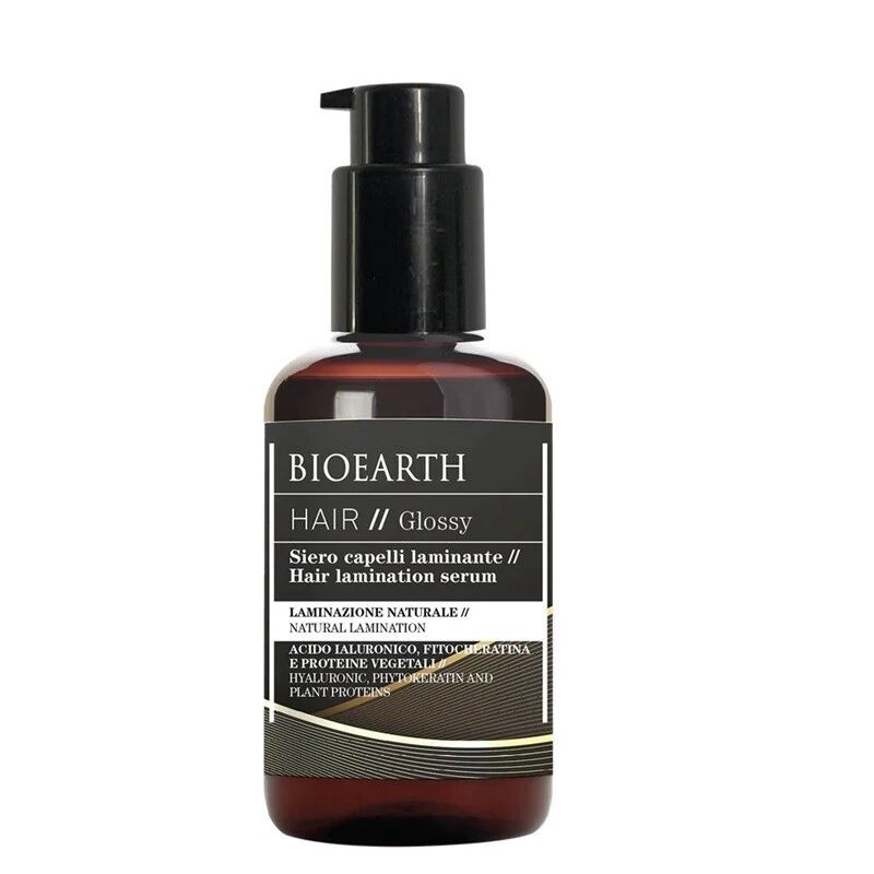 bioearth Styling Glossy Siero Capelli Laminante e Ristrutturante con Amminoacidi