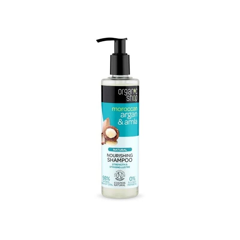 organic shop Shampoo Capelli Secchi e Trattati Shampoo Nutriente con Olio di Argan ed Amla