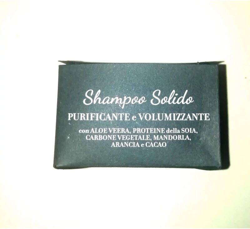 parentesi bio Cosmetici solidi per capelli Shampoo Solido al Carbone Attivo