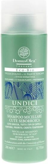 domus olea toscana Shampoo bio capelli grassi Shampoo Micellare per Cute Seborroica