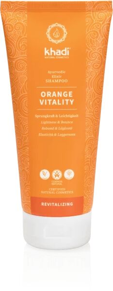 khadi Shampoo bio capelli grassi Shampoo Ayurvedico Orange Vitality