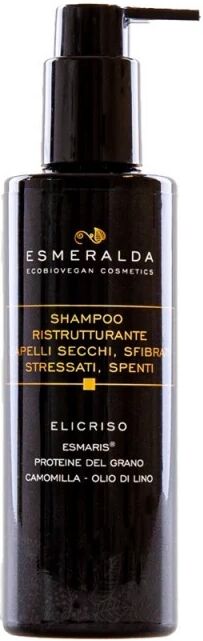 esmeralda cosmetics Shampoo Capelli Secchi e Trattati Shampoo Ristrutturante all'Elicriso