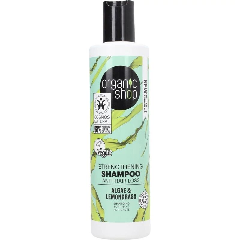 organic shop Shampoo Capelli Deboli Shampoo Rinforzante alle Alghe Biologiche