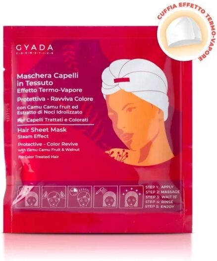 gyada cosmetics Protezione colore Maschera Capelli in Tessuto 4 Protettiva e Ravviva Colore