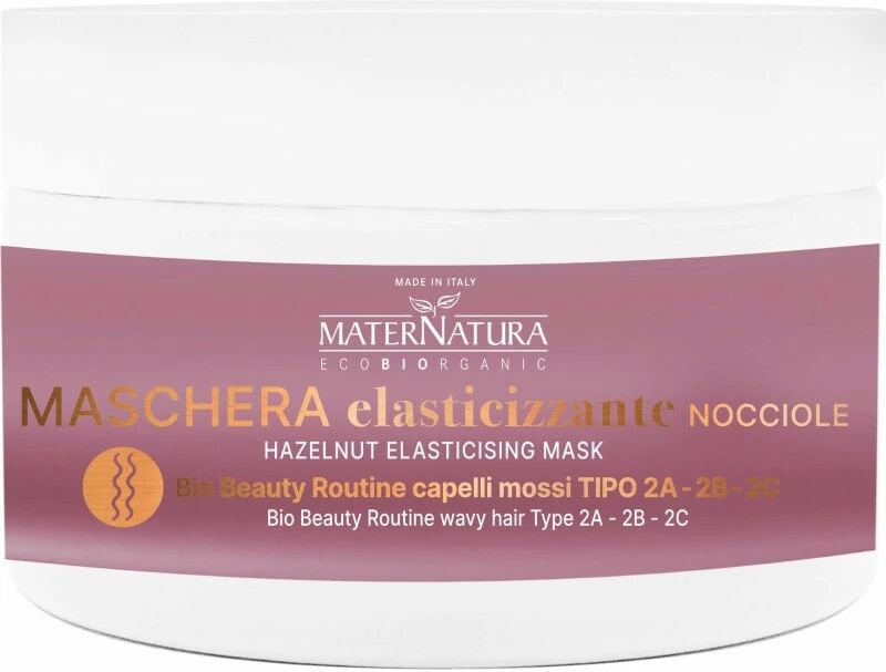 maternatura Maschere Maschera Elasticizzante Capelli Mossi alle Nocciole