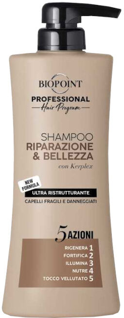 Biopoint Shampoo Riparazione e Bellezza Con Kerplex 400 ML