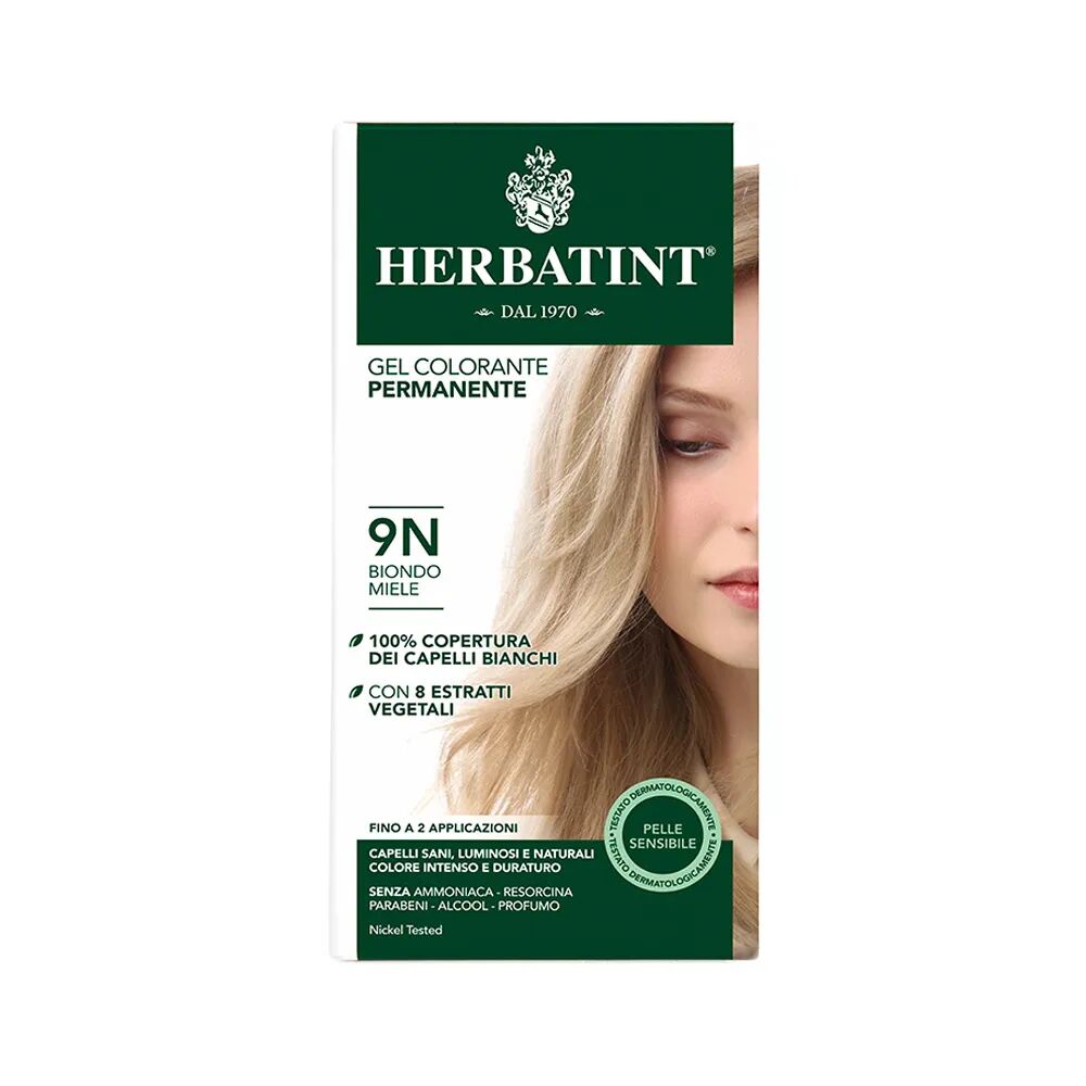 Herbatint Tintura Capelli Gel Permanente 9N Biondo Miele 150 ml